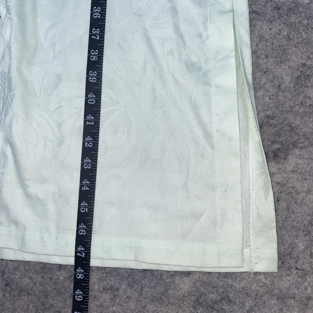 Miss Elaine Heavenly Bodies Nightgown‎ Women's S Mint Green Floral CottageCore